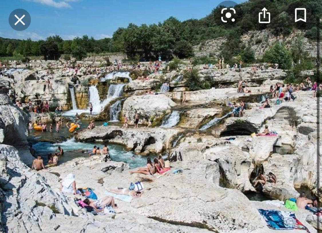 Gite Les Oliviers 10 Pers Piscine Au Calme 4 Etoiles Saint-Laurent-la-Vernède Dış mekan fotoğraf